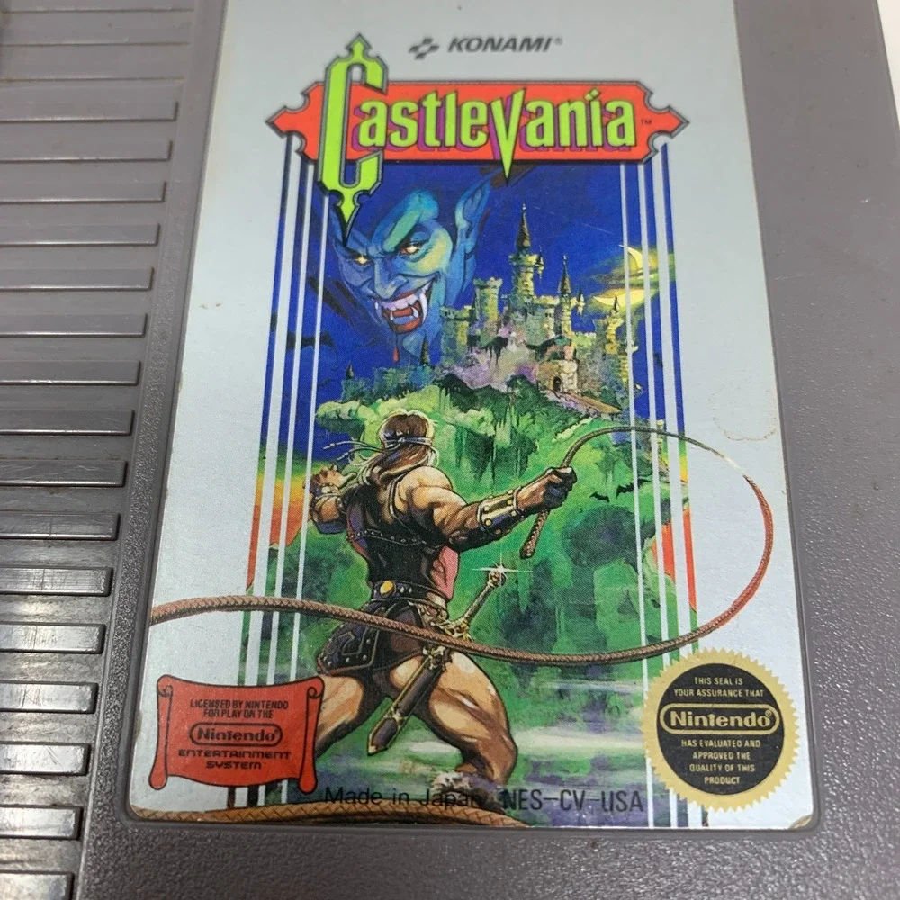 Vintage NES Castlevania Nintendo Konami Game Cartridge Authentic Untested As Is